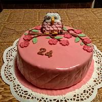 owl cake owl cake