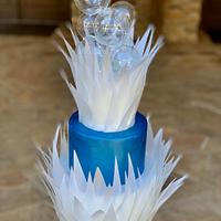 Labyrinth Themed Wedding Cake