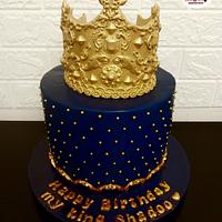 "Crown cake for him"