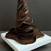 A 3D Sorting Hat cake