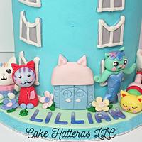 Gabby's Dollhouse Birthday Cake