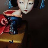 "Japan - an International Cake Collaboration"  Madame Butterfly