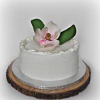 Elderflower-Lemon Cake with Magnolia