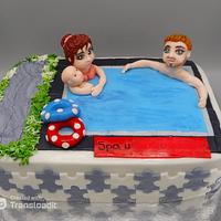 Pool cake 