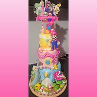 Super Mario party cake 