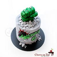 Incredible Hulk Cake 