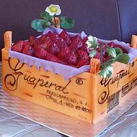 box of strawberries 