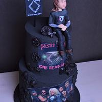 Twisted Sisters Cake