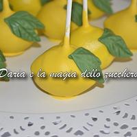 Lemons cakepops