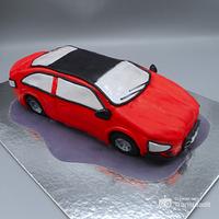 Red car cake 