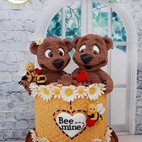 Bee Mine Cake