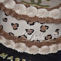 Leopard cake