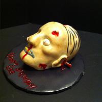 Walking Dead Zombie Cake