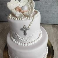 christening cake