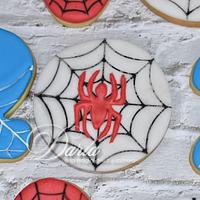 Spiderman cookies