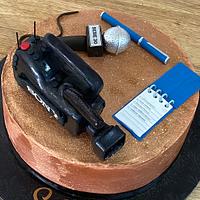 Journalist cake