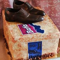 The cake "Shoes by Bata" 
