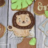 Savana animals cookies