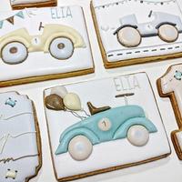 Cute car cookies
