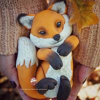 Fox Cake Topper - Woodland Creatures