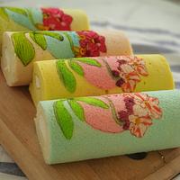 Hand Painted Swiss Roll  