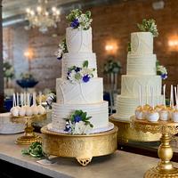 Textured Wedding Cake