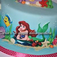 Little Mermaid cake