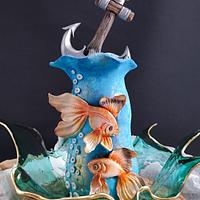 Ocean day cake collaboration 