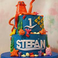 Finding Nemo birthday cake