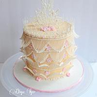 Royal icing String Cake 