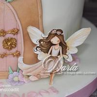   Fairy garden cake