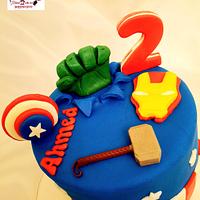 "Avengers cake"