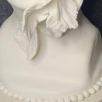 Teracotta art Theme bust cake
