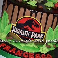 Jurassik Park cake