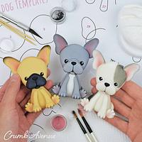 French Bulldog Cake Toppers