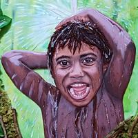  "The joyful Aboriginal boy" 