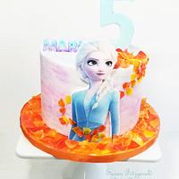 Frozen 2 Cake