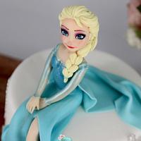 Elsa Frozen1 Cake topper