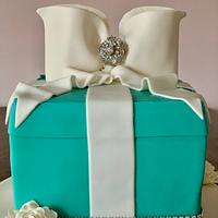 Tiffany themed birthday cake