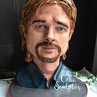 Brad Pitt bust cake