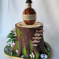 Blanton's bottle groom's cake