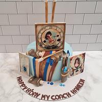 Decoupage Artist Cake 