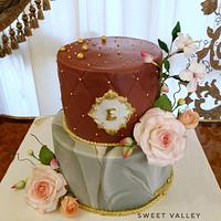 Marbel Florie Cake