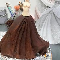 Cinderella carved cake