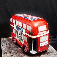London Bus Cake