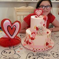 Icing Smiles cake for 1st Heartiversary 
