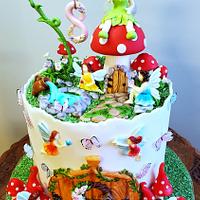 Tinkerbell cake 