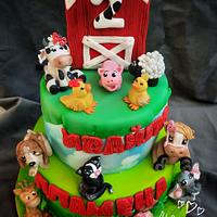 Farm&jungle cake