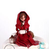 "Annabelle in the Christmas wood Cake" 
