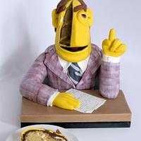 Muppet TV Newsman